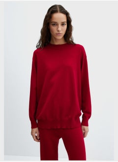 Buy Crew Neck Knitted Sweater in Saudi Arabia