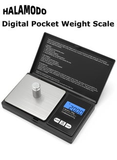 اشتري Digital Pocket Weight Scale Digital Gram Scale Jewelry Scale Food Scale Medicine Scale Kitchen Scale Small Pocket Scales Backlit LCD 300 G x 0.01 G في الامارات