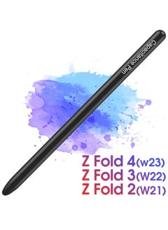 اشتري إصدار قلم Samsung Galaxy S Pen Fold، طرف قلم نحيف 1.5 ملم متوافق مع هاتف Galaxy Z Fold 3 باللون الأسود في الامارات