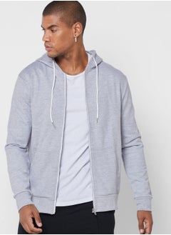 Buy Essential Zip Through Hoodie in UAE