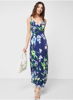 Buy Strappy Printed Dress in UAE