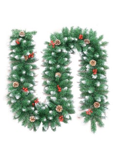 Buy 2.7M Artificial Pine Garland, Artificial decorative Tree Garland  Wreath Vine Soft Greenery Garlands in UAE