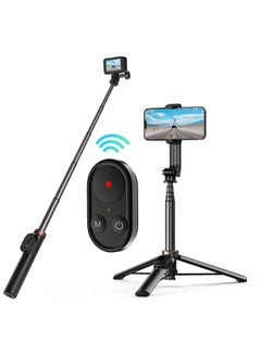 Buy TELESIN Wireless Remote Control Selfie Stick for GoPro HERO10 HERO9 GoPro Max in UAE
