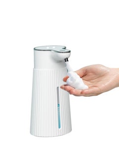 Buy Automatic Foaming Soap Dispenser, 2 Level 13.5oz/400ML Adjustable Hand Soap Dispenser Wall Mount, Rechargeable Sensor Hand Sanitizer Dispenser, Touchless Dish Foam Soap Dispenser for Bathroom Kitchen in UAE