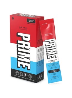 Buy Prime Hydration Drink by KSI X Logan Paul, 6 Count Stick Pack (Ice Pop) in Saudi Arabia
