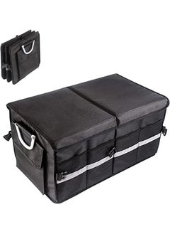 Buy Trunk Storage Box,Trunk Storage Bag ,Cargo Storage Case,Waterproof Foldable Durable Multi-compartment, Foldable Lid,Handle Reflective Strip,Car Storage Bag, Suv, Truck, Sedan in Saudi Arabia