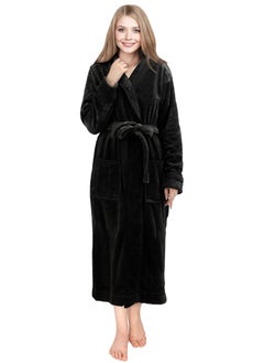 اشتري Women's Fleece Lapel Bath Robe, Bath Robe Cotton Pajama Spa Robe Pajamas Pajamas Women's Water Bath Robe Bridesmaid Robe Dressing Gown Autumn Robe - Plush Robe في السعودية