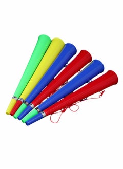 Buy Plastic Stadium Horns,air horns Party Supplies,6Pcs Favors, Accessories Noisemakers for Sporting Events, Graduation, and Games （random colors） in UAE