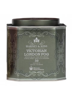 Buy Harney & Sons Victorian London Fog Tea, Black and Oolong Tea with Citrus, Vanilla and Lavender | 30 Sachets, Historic Royal Palaces Collection in UAE