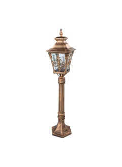 اشتري 1-Lamp Pole Type Garden Light Brass في السعودية