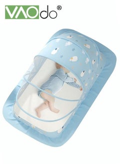 Buy Crib mosquito net dustproof anti-mosquito baby safety sleep protection cover in Saudi Arabia