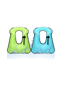 Buy Inflatable Snorkel Vest, Adults Adjustable Light Snorkeling Jackets, Portable Swim Vest for Snorkeling Swimming Diving Surfing, 2Pcs in Saudi Arabia