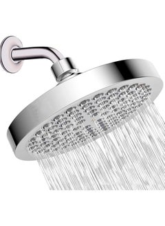 اشتري Shower Head, High Pressure Rain, Luxury Modern Chrome Look, Easy Tool Free Installation, The Perfect Adjustable Replacement For Your Bathroom Shower Heads, Unstimulate Shower Experience في الامارات