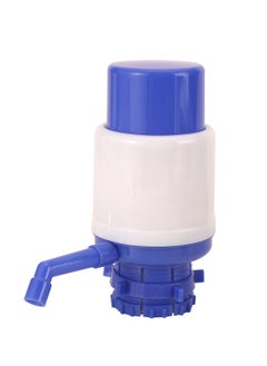 Buy Drinking Water Pump - Manual Hand Pressure -Blue - Manual Hand Pressure Water Pump - Portable Blue Drinking Water Dispenser - Water Bottles Pump Blue Manual Hand Pressure - BPA-Free for Travel in Saudi Arabia