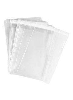 اشتري 100 Pcs 8 7/16 X 10 1/4 Clear Resealable Cello Cellophane Bags For 8X10 Print Mat Matting في الامارات