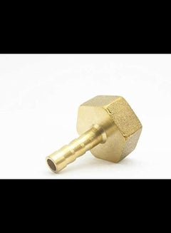 Buy Pipe Fittings 8mm Hose Barb 1/2"Female Thread Brass Barbed Pipe Fitting Nipple Coupler Connector Adapter in UAE