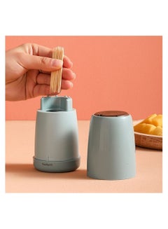 Buy 2 Pieces Pop Up Automatic Toothpick Dispenser, Portable Container Organizer For Home, Restaurant, Sturdy Safe in Saudi Arabia