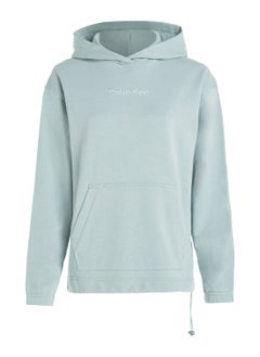 Buy Women's Cotton Terry Hoodie, light blue in Saudi Arabia