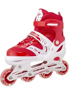 Buy Other Rustomart roller skates for children, large, red 39-42 in Egypt