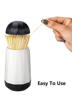 Buy Toothpick Holder Automatic Pop-up Toothpick Holder Dispenser Unique Home Design Decoration Unusual Gift White Toothpick NOT Included in Saudi Arabia