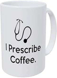 اشتري i prescibe coffee Coffee Mug Or Cup Coffee Mug في مصر