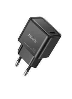 Buy Yesido-Gan Charger-Gan 30W Small Size-With (PD-QC-PPS)Protocol-YC63 in Egypt