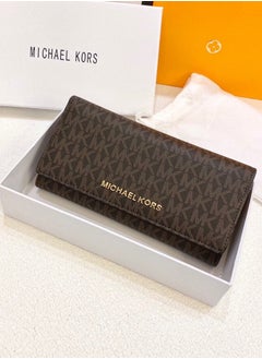 Buy MICHAEL KORS LG CARRYALL WALLET BRN in Saudi Arabia