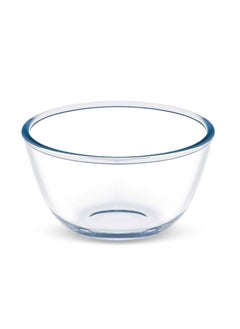 اشتري 3.5L Glass Mixing Bowl - Premium Borosilicate Glass, Dishwasher & Microwave Safe, Ideal for Cooking, Baking, and Meal Prep في الامارات