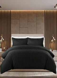 Buy 6 Pieces Striped Queen Duvet Cover Set in UAE