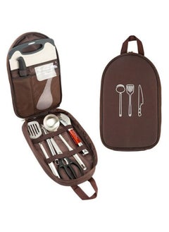 Buy Camping Cooking Utensils Bag for Outdoor Cookware Perfect for Travel Picnic RVs Camping BBQs Parties in UAE