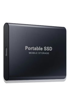 Buy 2TB Portable External Hard Drive, Mini SSD Hard Drives,Solid State External Drives,Computer Backup Drive,USB 3.1 to Type-C Support Data Storage Transfer for Windows XP PC Laptop and Mac(Black) in UAE