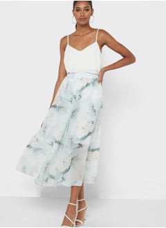 Buy Flared Printed Skirt in UAE