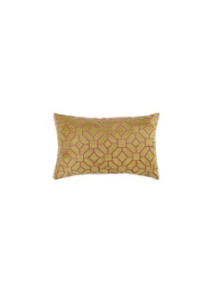 اشتري Ingrid Jacquard Filled Cushion 30x50cm - Yellow في الامارات