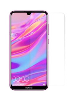 Buy Tempered Glass Screen Protector For Huawei Y7 Prime (2019) Clear in UAE