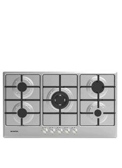 Buy Kumtel Built-in Gas cooker, ,90cm, 5 Burner, Safety with Cast Iron, Turkey, Inox - M9-50BTF in Saudi Arabia