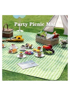 اشتري Outdoor Picnic Blanket Beach Mat Sand Proof Outdoor Picnic Mat Foldable for Beach Camping Picnic Music Festival Ground Mat في السعودية