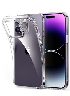 اشتري Protective Bumper Case Cover For Apple iPhone 14 Pro Max Transparent في الامارات