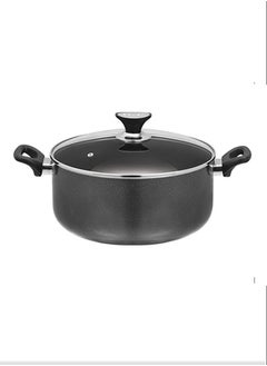 Buy Heavy Non Stick Sonex Casserole with Glass Lid and Durable Soft Handles 28 Cm Easy To Clean Dutch Handi Original Made In Pakistan in UAE