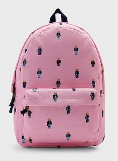 Buy Polo Printed Backpack in UAE
