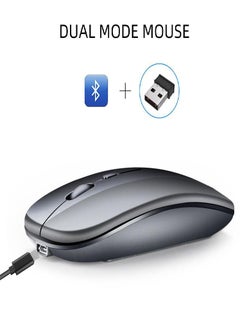 اشتري Sagit M90 Rechargeable Wireless BT 5.0 USB Dual Mode Gaming Mouse Mice For PC Laptop في السعودية