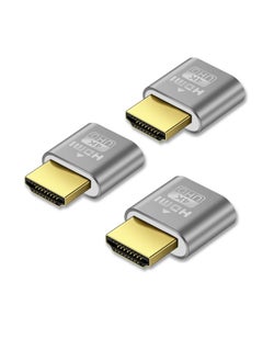 Buy 3 Pack 4K HDMI Dummy Plug Virtual Monitor Display Emulator 4K Display Emulator Supports up to 3840x2160@60Hz 1080@120Hz Headless Display Adapter Compatible with Windows Mac OSX Linux in Saudi Arabia