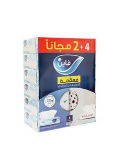 Buy Fine Sterilized Facial Tissues ,70Tissues , 4+2Pieces in Saudi Arabia