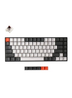 Buy Wireless Mechanical Keyboard with RGB, Brown Switch & Hot-swappable | Compact & Tactile Gaming Keyboard , 84 Gateron in UAE