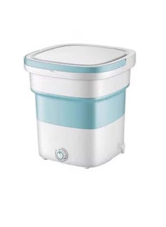 Buy Washing Machine Semi-automatic Portable Washer Small Ultrasonic Cleaner 99% Cleaning Power Foldable Mini Washing Machine for Family Travel in UAE