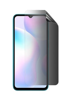 Buy Flexible TPU Anti-Spy Privacy Screen Protector Designed For Xiaomi Redmi 9A HD Self Healing Unbreakable Film in UAE