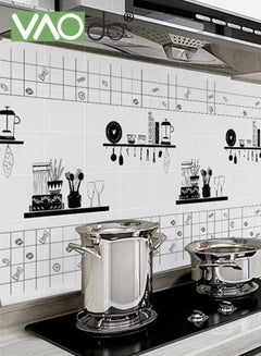 اشتري Contact Paper Clear Wall Protector Self Adhesive Removable Vinyl Film Clear Plastic Backsplash Kitchen Oil Resistant Waterproof Sticker Foil Heat Resistant Furniture Door Scratch Resistant Wallpaper C في الامارات