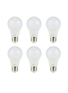 اشتري Osram Led Value Classic A Screw Base E27, Frosted (Replace 75W) 10W, Day Light/6500K - 1055 Lm Pack Of 6 في الامارات