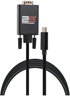 اشتري 2B (CV144) Type C to VGA Cable - 1.8M - Black في مصر