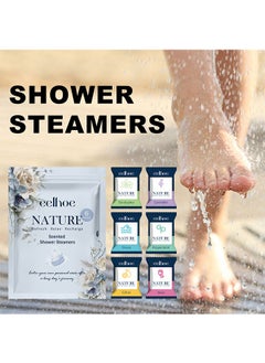 Buy 6 Packs Shower Bath Bomb Set Shower Steamers Aromatherapy Essential Oils Bath Bombs Vapour For Shower Home Shower Steamer Spa in Saudi Arabia