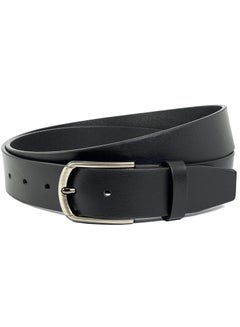اشتري CLASSIC MILANO® Genuine Leather Belt Men in an elegant GIFT BOX; Classic Jean Belt; Belts for men Mens belt Leather; Pin Buckle 35MM في الامارات